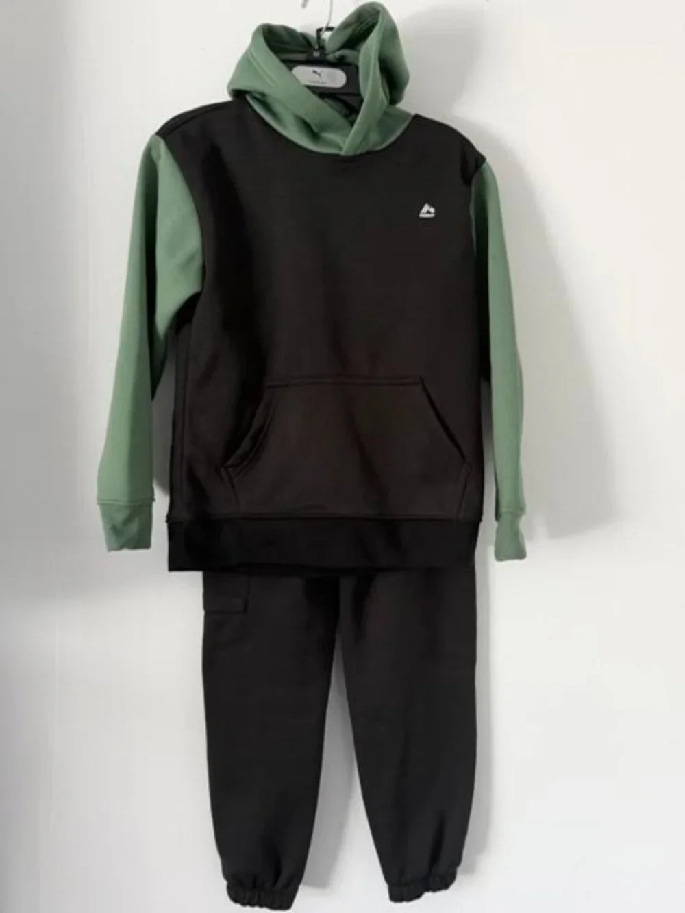 RBX Boys 2-Piece Jogger Set Green Black Hoodie Sweatpants Size 10